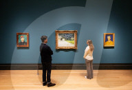 Van Gogh: Poets and Lovers exhibition at the National Gallery, London, UK.