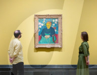 Van Gogh: Poets and Lovers exhibition at the National Gallery, London, UK.