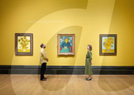 Van Gogh: Poets and Lovers exhibition at the National Gallery, London, UK.