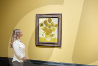 Van Gogh: Poets and Lovers exhibition at the National Gallery, London, UK.