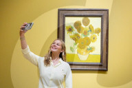 Van Gogh: Poets and Lovers exhibition at the National Gallery, London, UK.