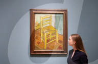 Van Gogh: Poets and Lovers exhibition at the National Gallery, London, UK.