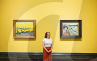Van Gogh: Poets and Lovers exhibition at the National Gallery, London, UK.