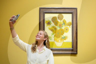 Van Gogh: Poets and Lovers exhibition at the National Gallery, London, UK.