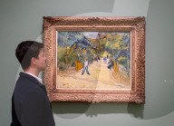 Van Gogh: Poets and Lovers exhibition at the National Gallery, London, UK.