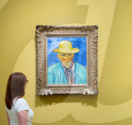Van Gogh: Poets and Lovers exhibition at the National Gallery, London, UK.