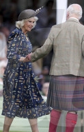 The King attends the Braemar Gathering in Braemar, UK.