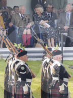 The King attends the Braemar Gathering in Braemar, UK.