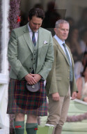 The King attends the Braemar Gathering in Braemar, UK.