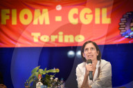 Elly Schlein in visita alla Festa dei Lavoratori di FIOM CGIL di Torino