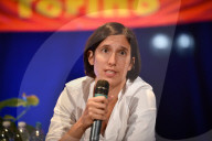 Elly Schlein in visita alla Festa dei Lavoratori di FIOM CGIL di Torino