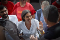 Elly Schlein in visita alla Festa dei Lavoratori di FIOM CGIL di Torino