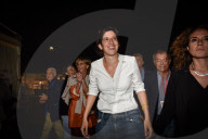 La segretario del Partito Democratico, Elly Schlein in visita alla Festa dell'Unit&#xe0; di Torino