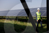 Energy Secretary Ed Miliband visits Tiln Farm Solar Park