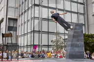 Parkour, pyrotechnics and pram-dancing: Greenwich + Docklands international festival 2024