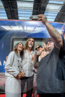 Milano - Presentazione nuova livrea Frecciarossa X Factor 2024