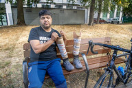 Afghan Paralympian Qaher Hazrat seeking UK asylum appeals for new prosthetic legs.