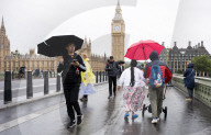 Weather on Westminster Bridge, London, UK