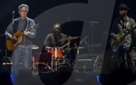 Eric Clapton Performing w. Acoustic Guitar