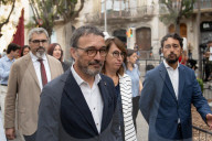 Floral offerings for the National Day of Catalonia.