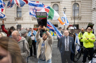 Protest Against UK Government’s Suspension of Arms Export Licences to Israel: at The Foreign Office, London, UK.
