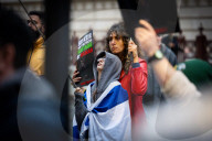 Protest Against UK Government’s Suspension of Arms Export Licences to Israel: at The Foreign Office, London, UK.