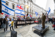 Protest Against UK Government’s Suspension of Arms Export Licences to Israel: at The Foreign Office, London, UK.