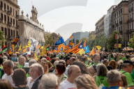 Barcelona - Pro-independence demonstration in Barcelona