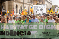 Barcelona - Pro-independence demonstration in Barcelona