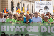 Barcelona - Pro-independence demonstration in Barcelona