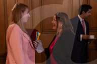 Deputy Prime Minister Angela Rayner hold a Make Work Pay Business Breakfast meeting