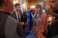 Deputy Prime Minister Angela Rayner hold a Make Work Pay Business Breakfast meeting