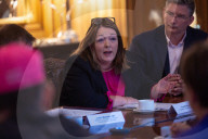 Deputy Prime Minister Angela Rayner hold a Make Work Pay Business Breakfast meeting