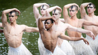Matthew Bourne's Swan Lake at St James' Park, London, UK.