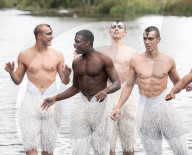 Matthew Bourne's Swan Lake at St James' Park, London, UK.