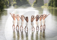 Matthew Bourne's Swan Lake at St James' Park, London, UK.