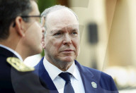 Les célébrités et le prince Albert II de Monaco assistent au 50ème anniversaire de de la mise en service du centre e´metteur de Radio Monte-Carlo à Roumoules