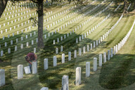 Volunteers beautify veterans' headstones in remembrance of 9/11