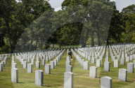 Volunteers beautify veterans' headstones in remembrance of 9/11