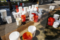 Volunteers beautify veterans' headstones in remembrance of 9/11