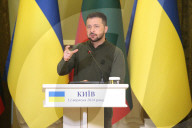 Zelensky holds joint press conference with President of Lithuania Gitanas Nauseda