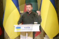 Zelensky holds joint press conference with President of Lithuania Gitanas Nauseda
