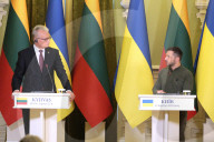 Zelensky holds joint press conference with President of Lithuania Gitanas Nauseda