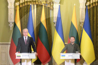 Zelensky holds joint press conference with President of Lithuania Gitanas Nauseda