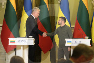 Zelensky holds joint press conference with President of Lithuania Gitanas Nauseda