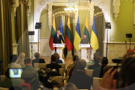 Zelensky holds joint press conference with President of Lithuania Gitanas Nauseda
