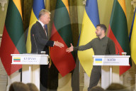 Zelensky holds joint press conference with President of Lithuania Gitanas Nauseda