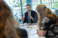 Minister of State at the Ministry of Housing, Communities and Local Government Matthew Pennycook visits Cambridge
