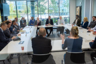 Minister of State at the Ministry of Housing, Communities and Local Government Matthew Pennycook visits Cambridge