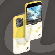 iPhone case that makes device a retro game console